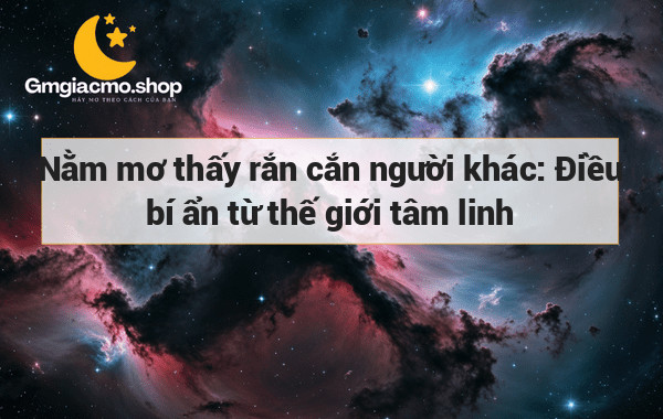 Nằm mơ thấy rắn cắn người khác: Điều bí ẩn từ thế giới tâm linh