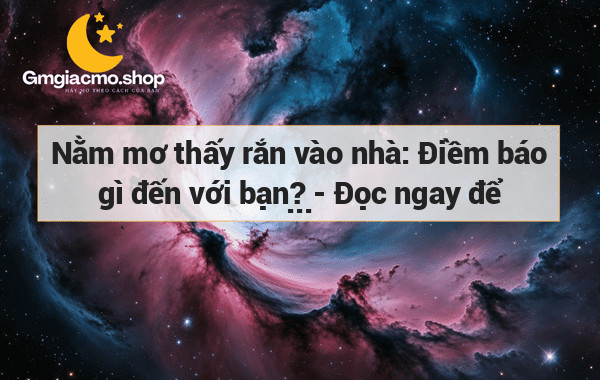 Nằm mơ thấy rắn vào nhà: Điềm báo gì đến với bạn? - Đọc ngay để hiểu rõ