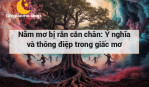 Nằm mơ bị rắn cắn chân: Ý nghĩa và thông điệp trong giấc mơ