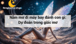 Nằm mơ đi máy bay đánh con gì: Dự đoán trong giấc mơ